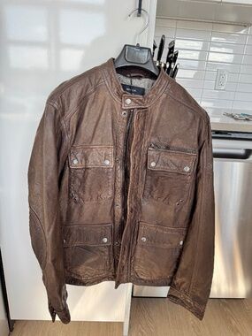 Lucky Brand Men’s Leather Jacket